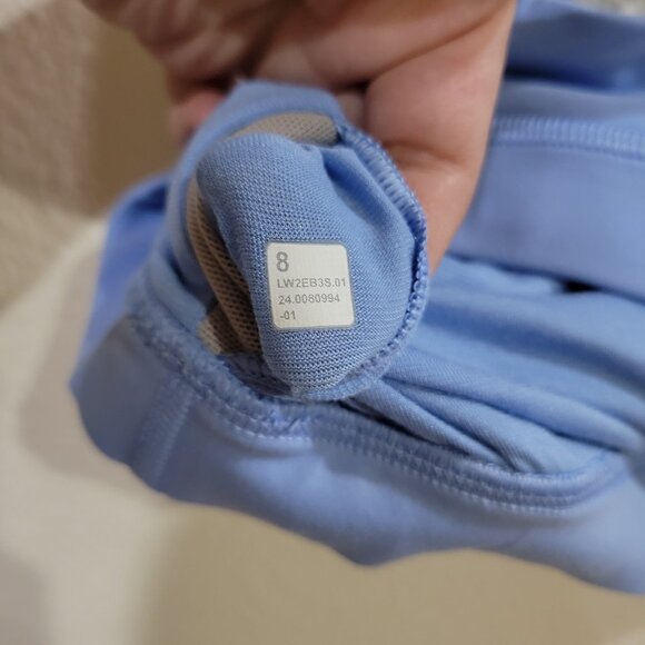 EUC Lululemon Energy Bra Light Blue Size 8 - Picture 5 of 5